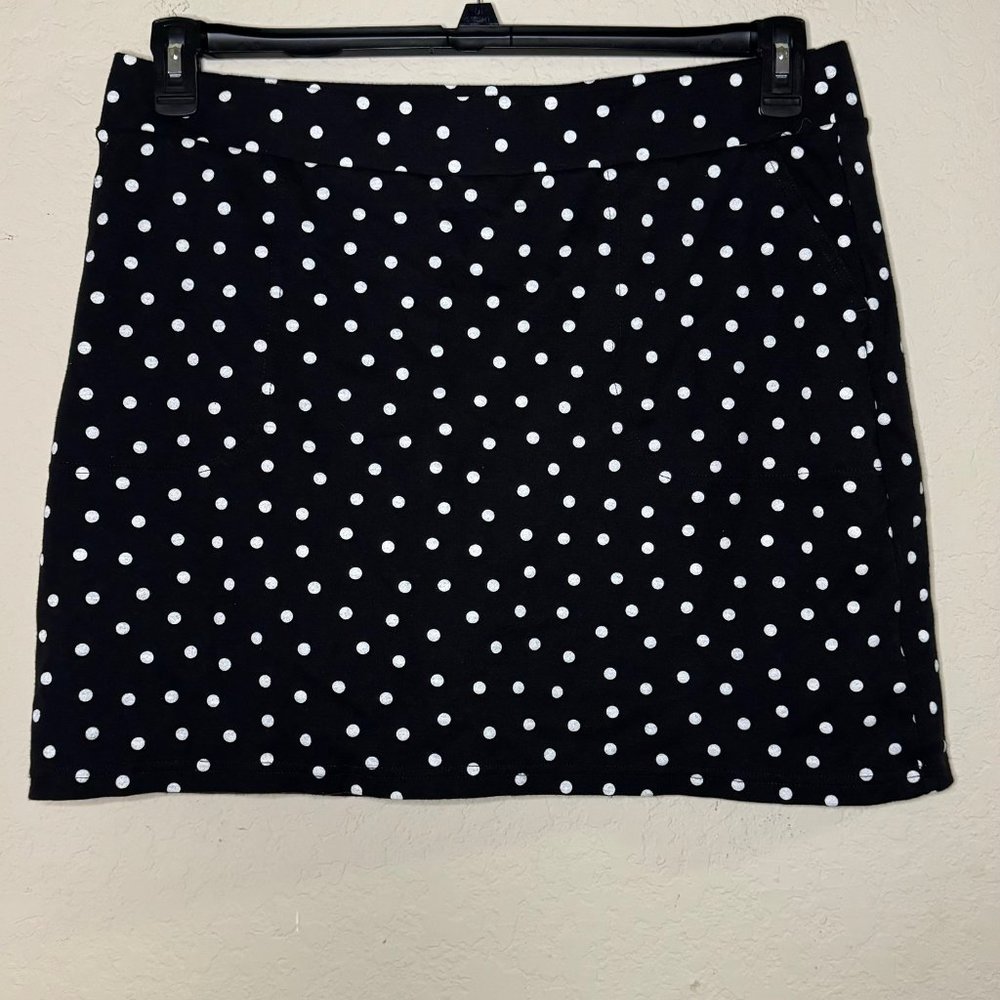 Croft & Barrow XL Polka Dot SKORT Soft Material